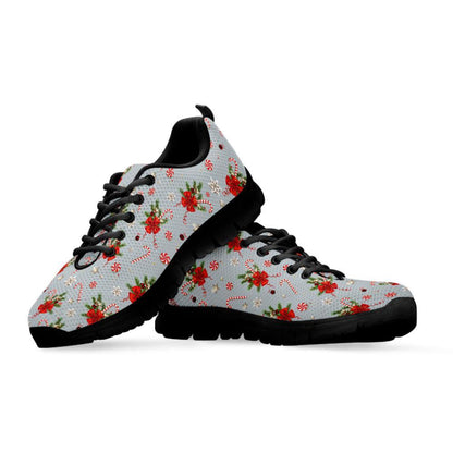 Christmas Winter Holiday Pattern Print Shoes Sneaker, Christmas Shoes, Chistmas Sneaker, Christmas Running Shoes