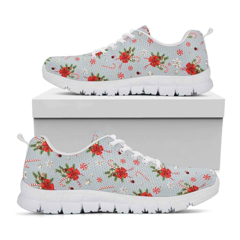 Christmas Winter Holiday Pattern Print Shoes Sneaker, Christmas Shoes, Chistmas Sneaker, Christmas Running Shoes