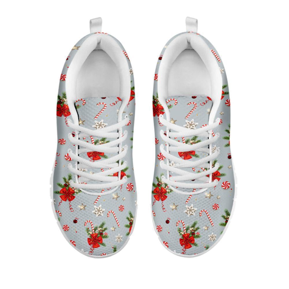 Christmas Winter Holiday Pattern Print Shoes Sneaker, Christmas Shoes, Chistmas Sneaker, Christmas Running Shoes