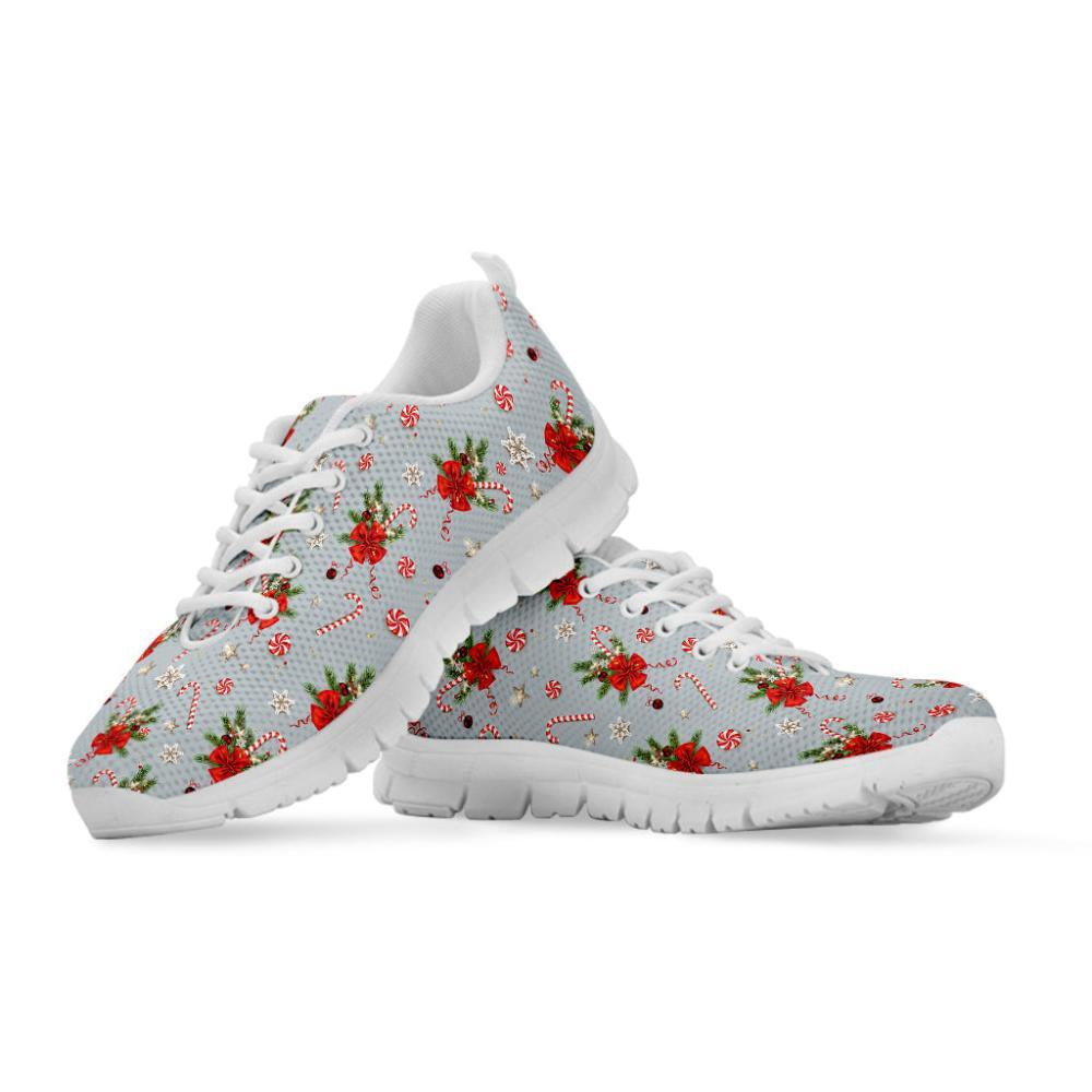 Christmas Winter Holiday Pattern Print Shoes Sneaker, Christmas Shoes, Chistmas Sneaker, Christmas Running Shoes