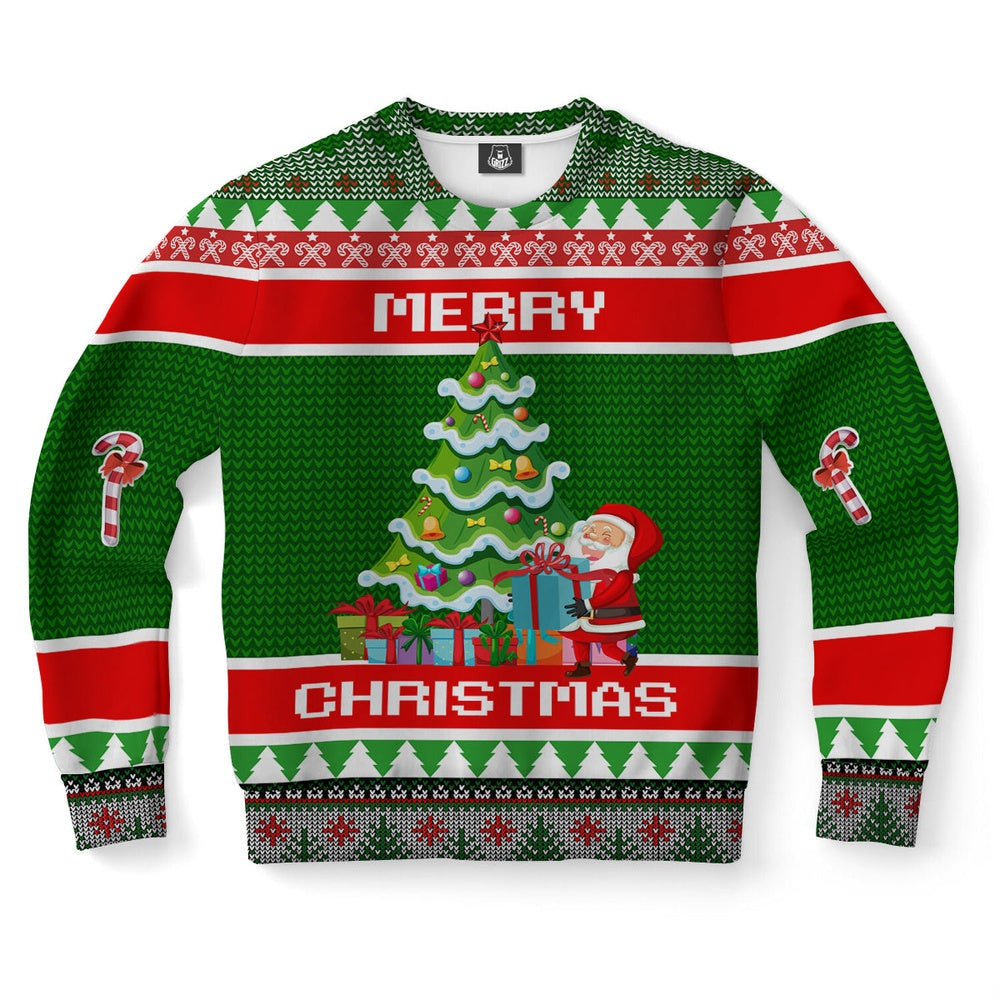 Christmas tree Santa Ugly Christmas Sweater, Christmas Ugly Sweater, Sweater Xmas, Ugly Sweater