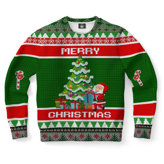 Christmas tree Santa Ugly Christmas Sweater, Christmas Ugly Sweater, Sweater Xmas, Ugly Sweater