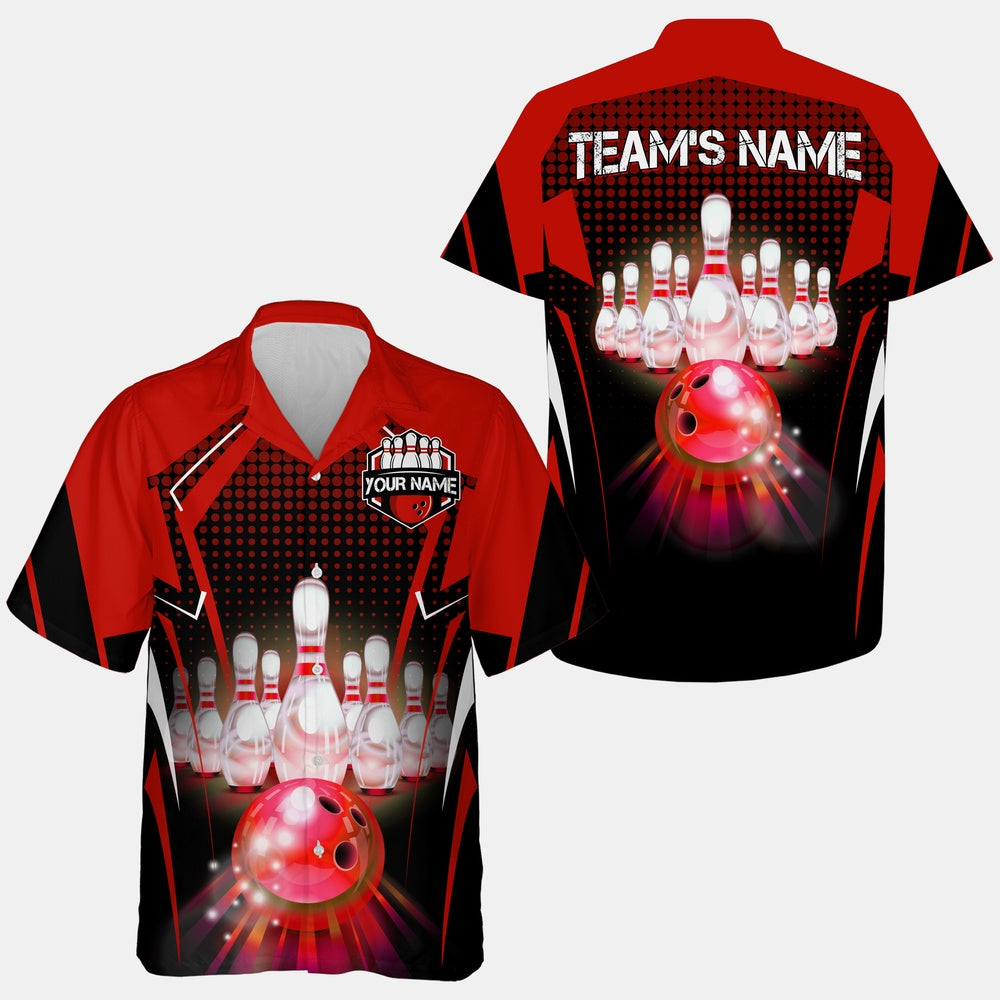 Custom Bowling Shirts Hawaii Bowling Team Hawaiian, Bowling Team Hawaiian
