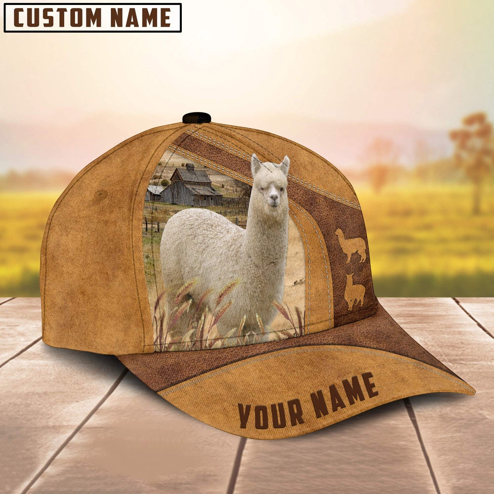 Custom Name Alpaca Cap TT16, Farmer Cap, Vintage Farmer Hat, Mens Farmer Hats, Cap For Farmers