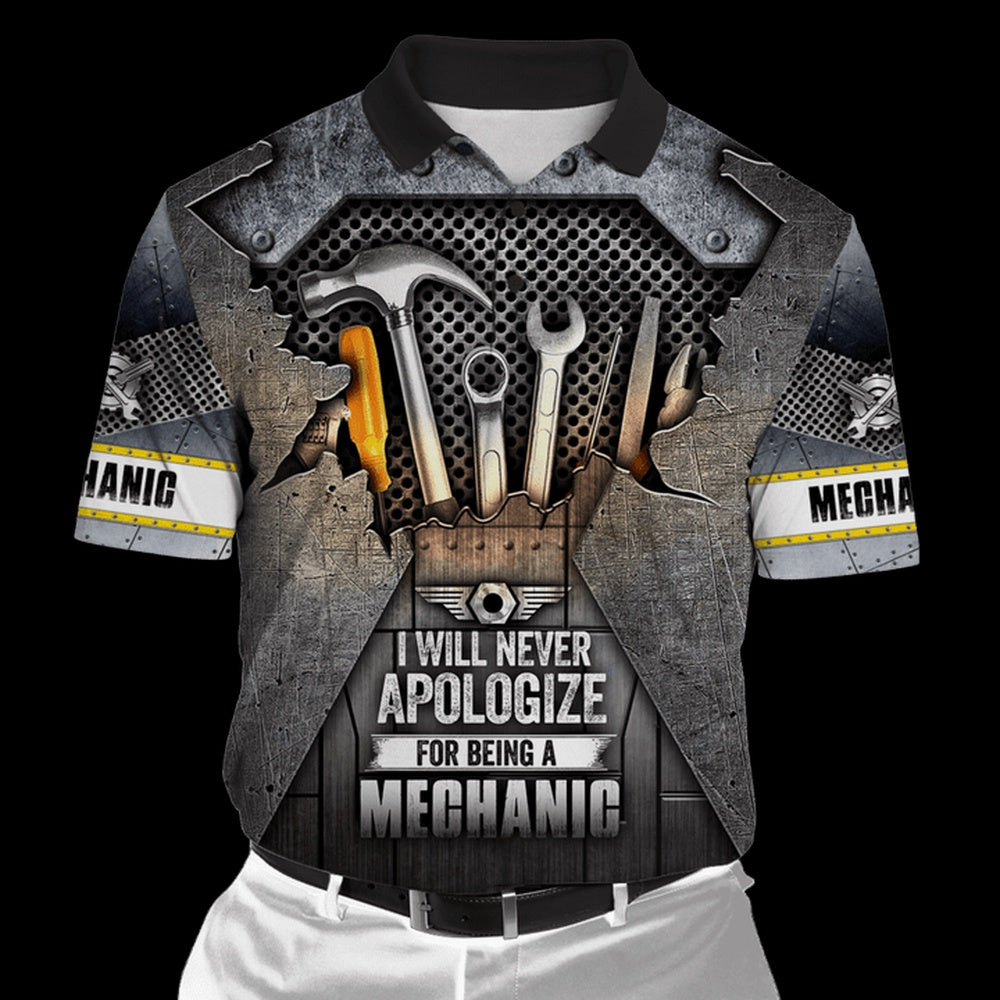 Custom Name Being A Mechanic Printed 3D Hoodie, Farmer Hoodie, Custom Farm Shirts, Farmer T Shirt