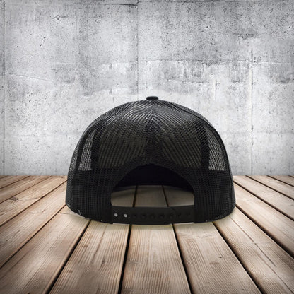 Custom Name Blue Trucker Mesh Cap 2024, Farmer Cap, Vintage Farmer Hat, Mens Farmer Hats, Cap For Farmers