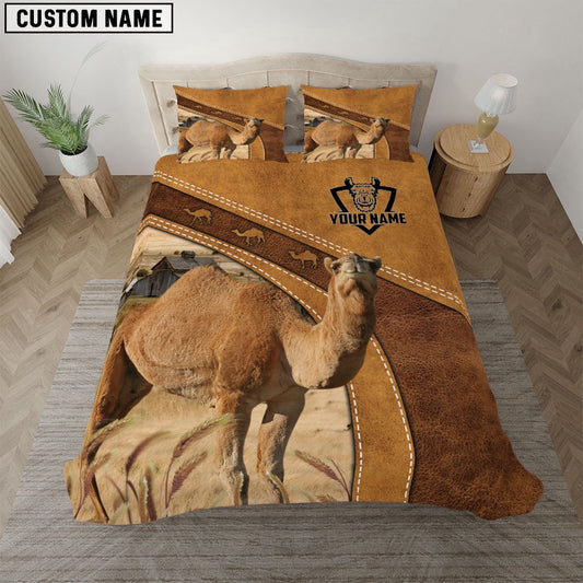 Custom Name Camels Bedding Set, Farm Bedding Set, Farmhouse Bedding Set