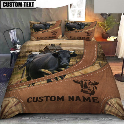 Custom Name Dexter On Farm Bedding Set, Farm Bedding Set, Farmhouse Bedding Set