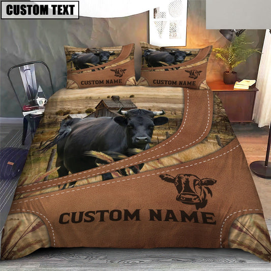 Custom Name Dexter On Farm Bedding Set, Farm Bedding Set, Farmhouse Bedding Set