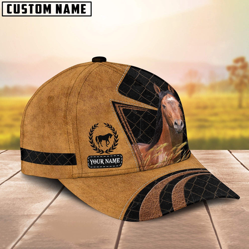 Custom Name Horse Cap, Farmer Cap, Vintage Farmer Hat, Mens Farmer Hats, Cap For Farmers