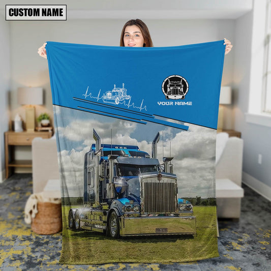 Custom Name I'm Not Stop When I'm Tire, I'm Stop When I'm Done Trucker Blanket 2024, Farm Blanket, Farm Animal Blanket