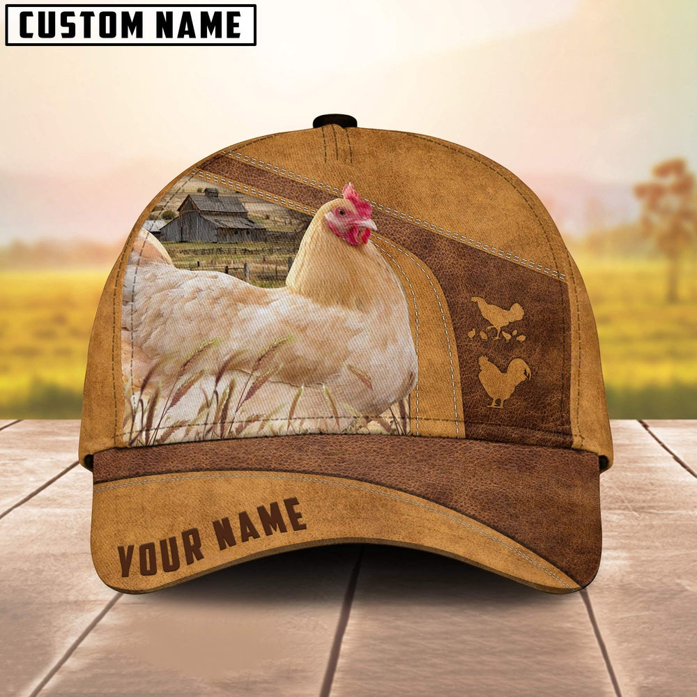 Custom Name Orpingtons Chicken Cap CP2, Farmer Cap, Vintage Farmer Hat, Mens Farmer Hats, Cap For Farmers