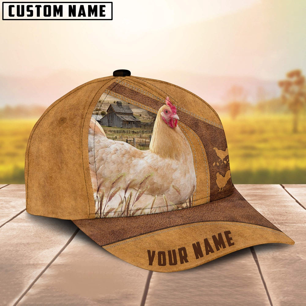 Custom Name Orpingtons Chicken Cap CP2, Farmer Cap, Vintage Farmer Hat, Mens Farmer Hats, Cap For Farmers