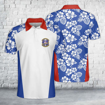 Custom Name US Air Force 301st Rescue Squadron Polo Shirt, Veteran Polo Shirt