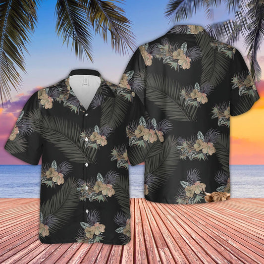 Customized Flower Pattern 01 Trucker Hawaiian Shirt, Farm Hawaiian Shirt, Farmer Hawaii