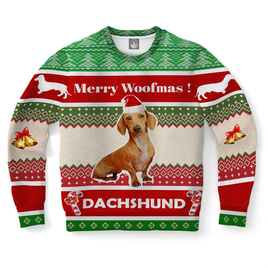 Dachshund Dog Ugly Christmas Sweater, Christmas Ugly Sweater, Sweater Xmas, Ugly Sweater