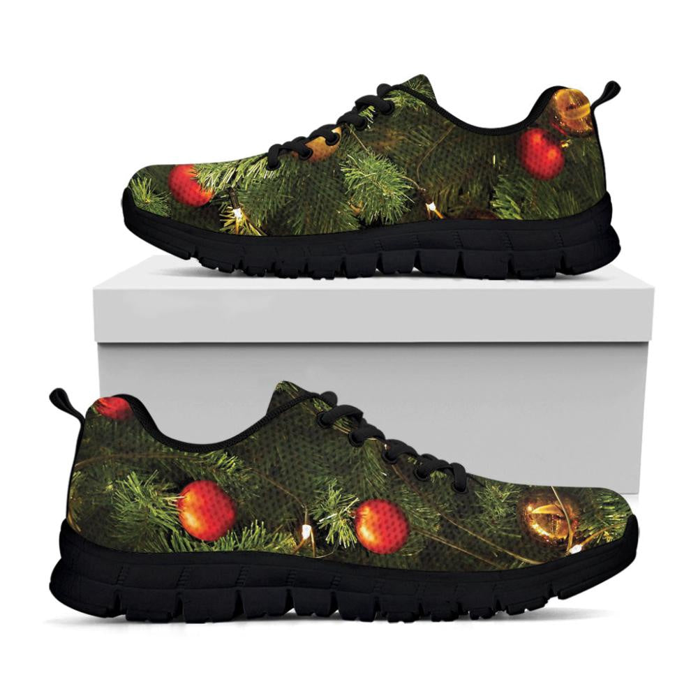 Decorated Christmas Tree Print Shoes Sneaker, Christmas Shoes, Chistmas Sneaker, Christmas Running Shoes