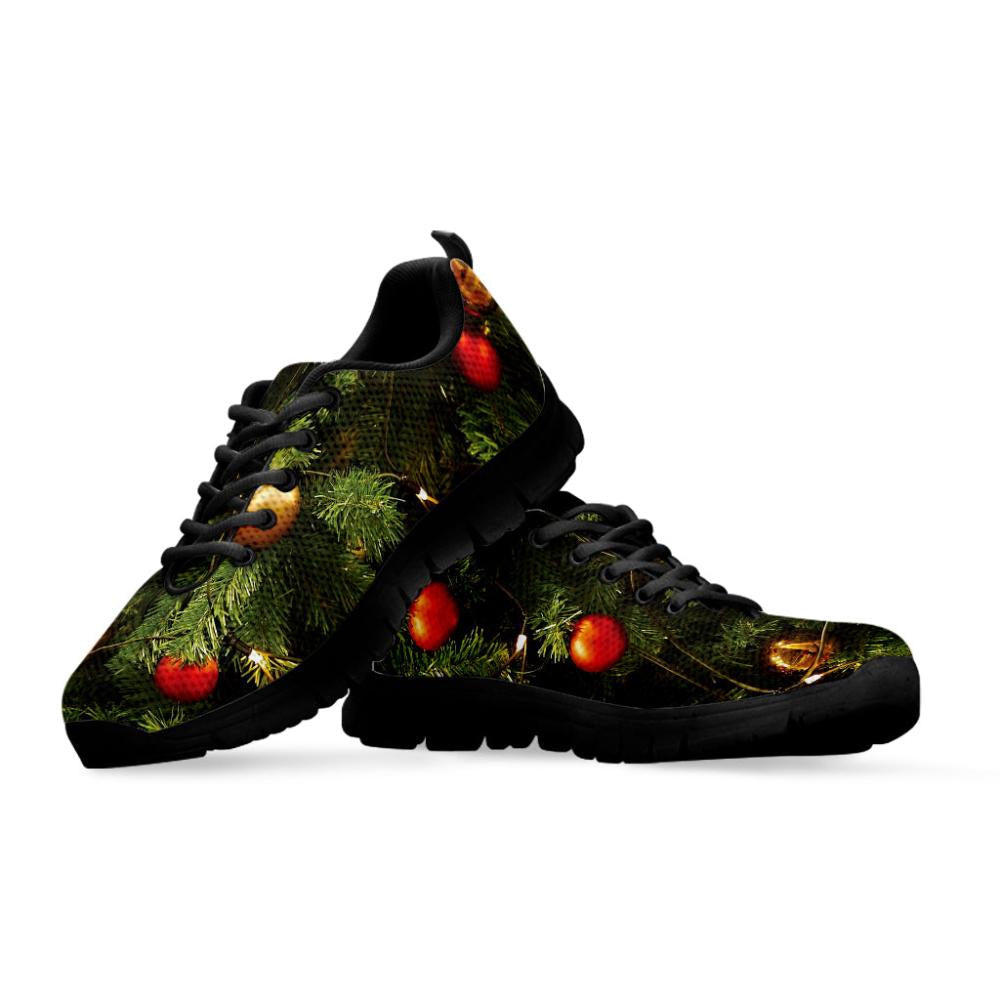 Decorated Christmas Tree Print Shoes Sneaker, Christmas Shoes, Chistmas Sneaker, Christmas Running Shoes