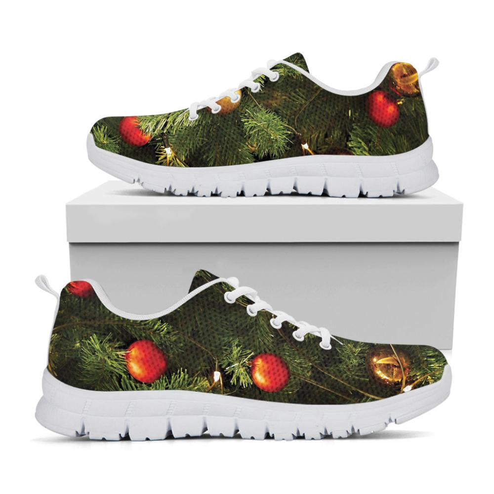 Decorated Christmas Tree Print Shoes Sneaker, Christmas Shoes, Chistmas Sneaker, Christmas Running Shoes