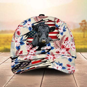 Dexter American Flag Flowers Pattern Cap, Farmer Cap, Vintage Farmer Hat, Mens Farmer Hats, Cap For Farmers