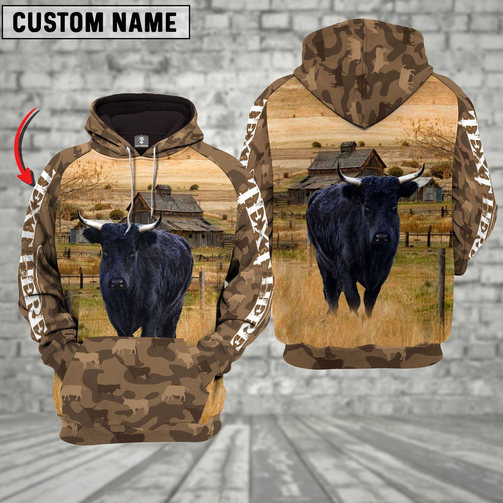 Dexter Cattle Farming Personalized 3D Hoodie, Farmer Hoodie, Custom Farm Shirts, Farmer T Shirt