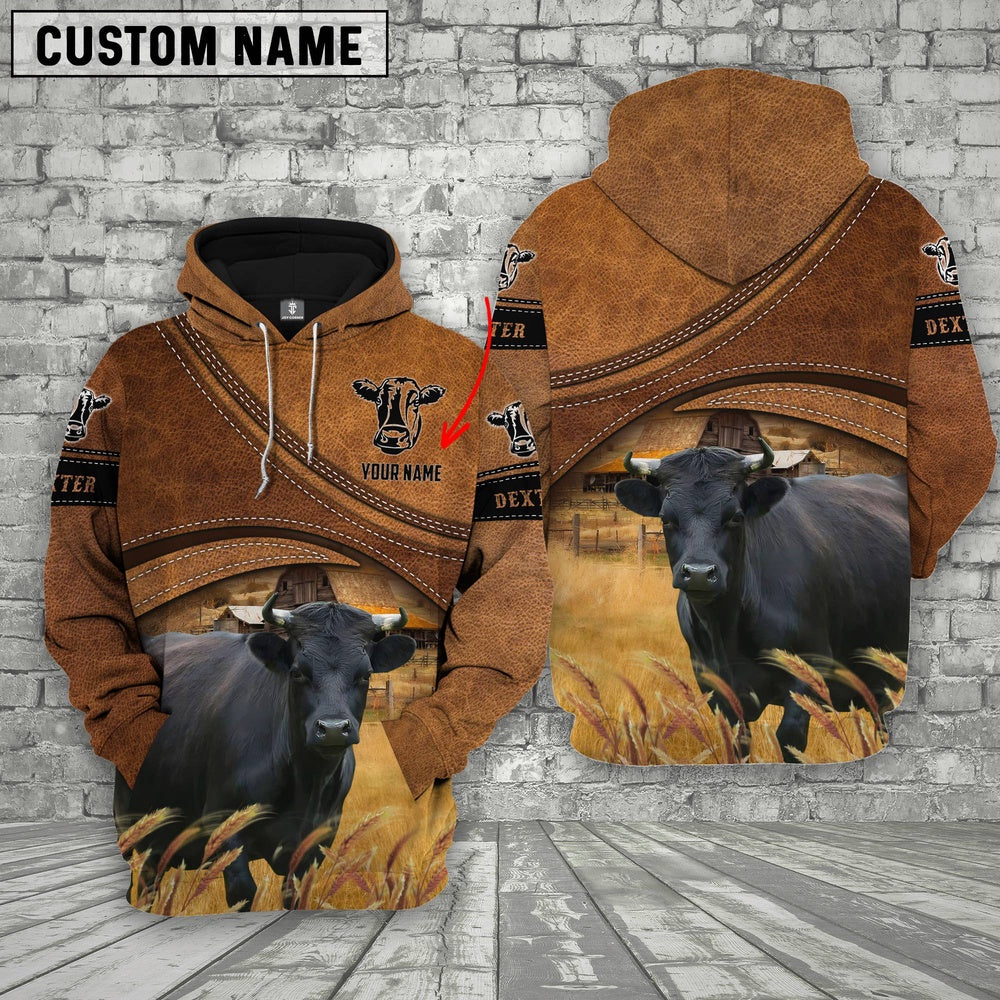 Dexter Customized Name Brown Race Hoodie, Farmer Hoodie, Custom Farm Shirts, Farmer T Shirt