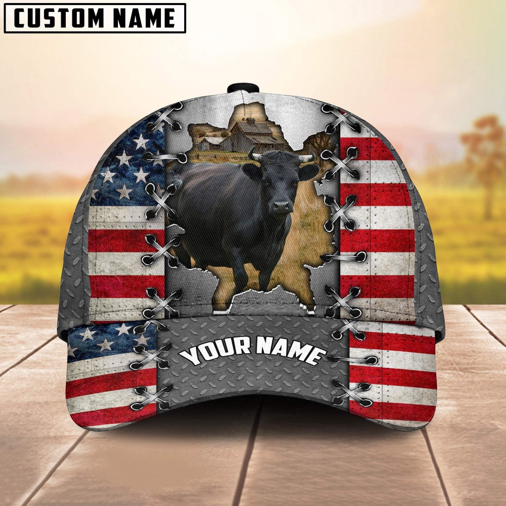 Dexter Customized Name US Flag Cap, Farmer Cap, Vintage Farmer Hat, Mens Farmer Hats, Cap For Farmers