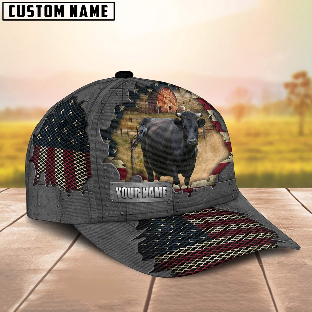 Dexter Customized Name US Flag Net Cap, Farmer Cap, Vintage Farmer Hat, Mens Farmer Hats, Cap For Farmers