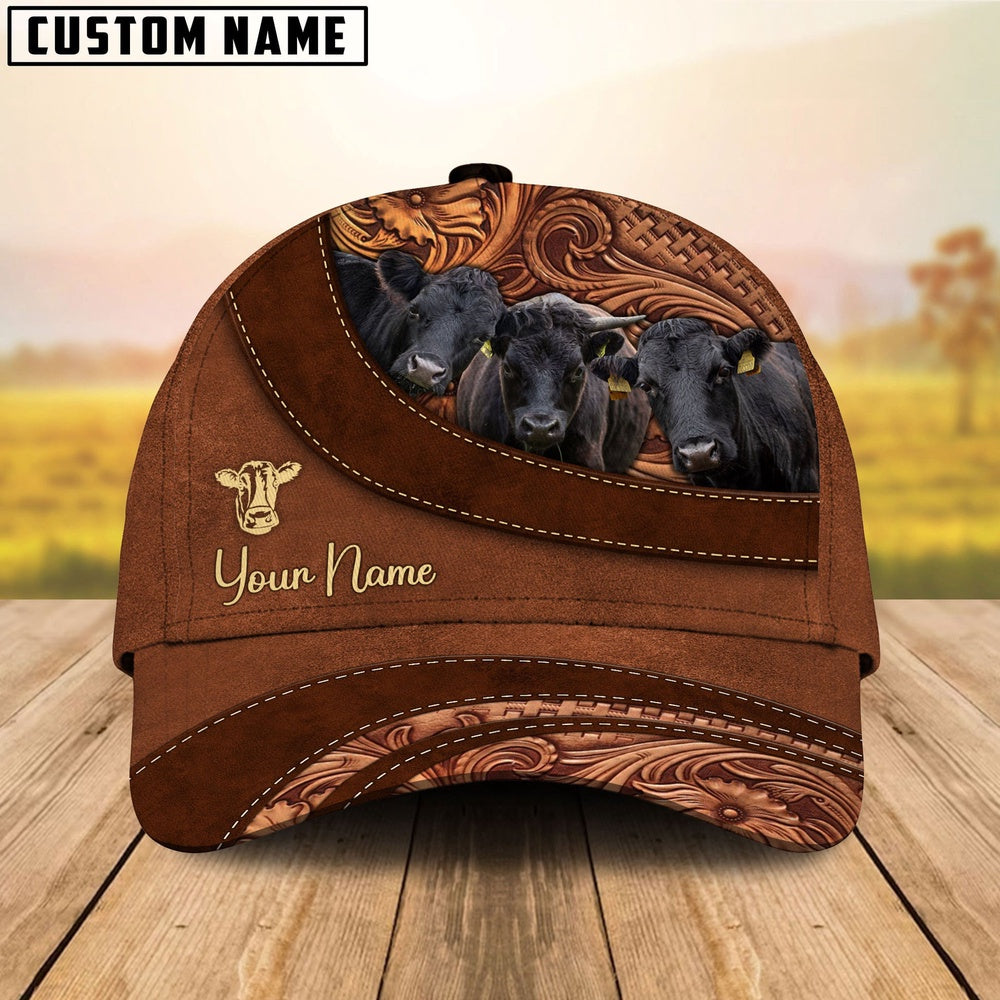 Dexter Farm Life Beauty Leather Pattern Customized 3D Cap, Farmer Cap, Vintage Farmer Hat, Mens Farmer Hats, Cap For Farmers