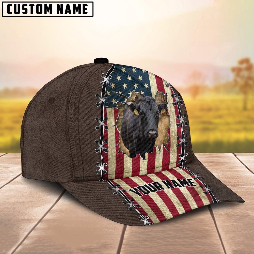 Dexter Flag Customized Name Denim Cap, Farmer Cap, Vintage Farmer Hat, Mens Farmer Hats, Cap For Farmers
