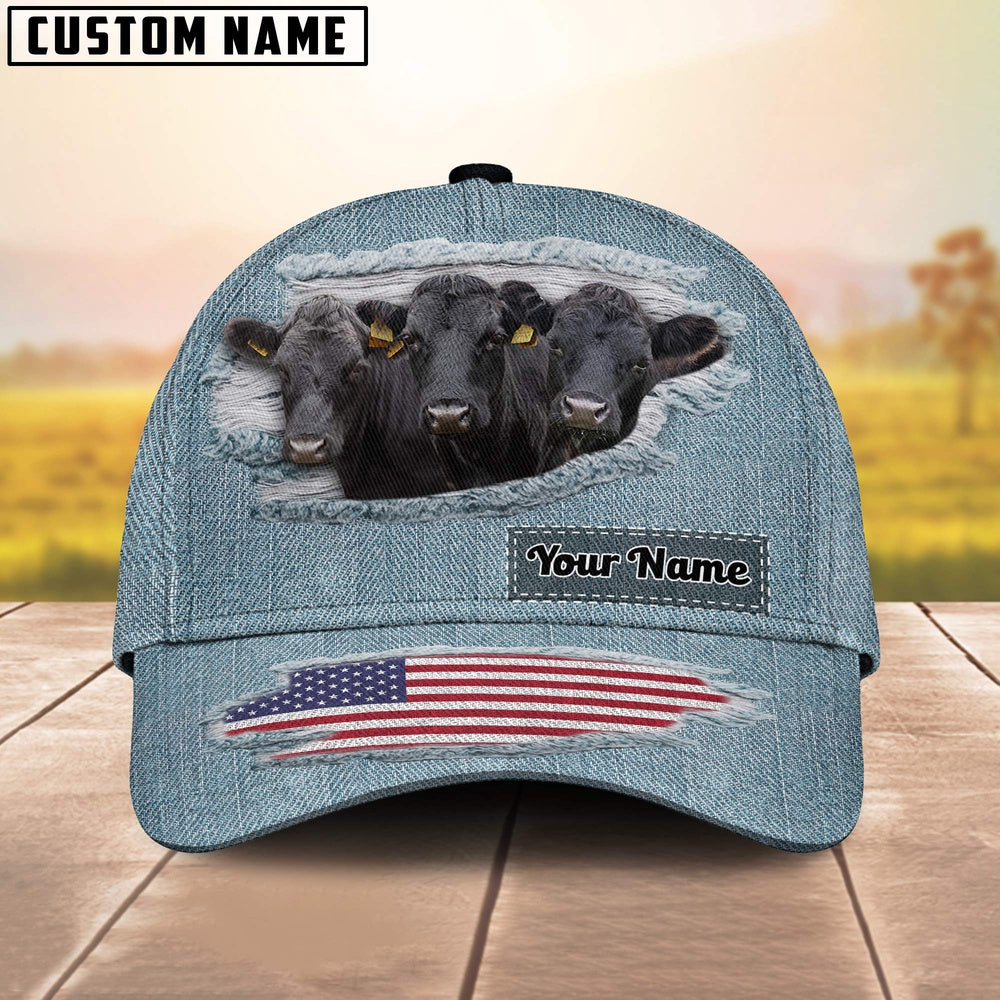 Dexter Jeans Pattern Customized Name Cap, Farmer Cap, Vintage Farmer Hat, Mens Farmer Hats, Cap For Farmers