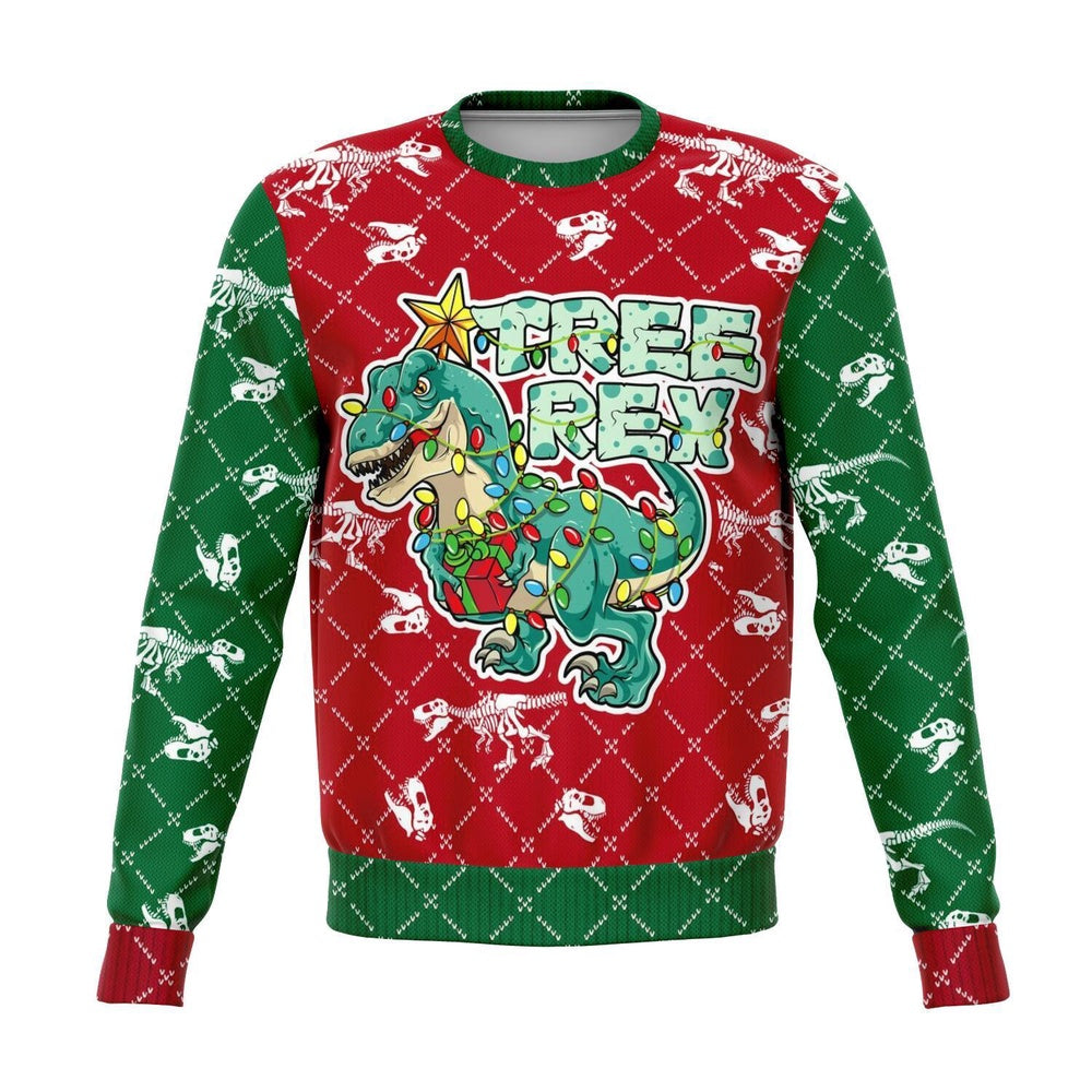 Dinosaur T-rex Christmas Ugly Sweater, Christmas Ugly Sweater, Sweater Xmas, Ugly Sweater