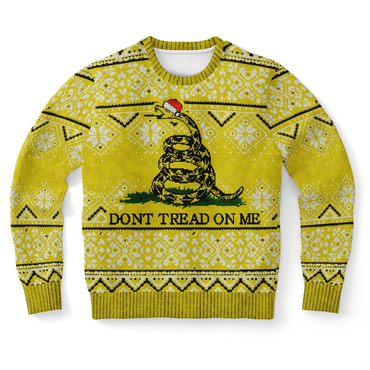 Dont Tread On Me Ugly Christmas Sweater, Christmas Ugly Sweater, Sweater Xmas, Ugly Sweater