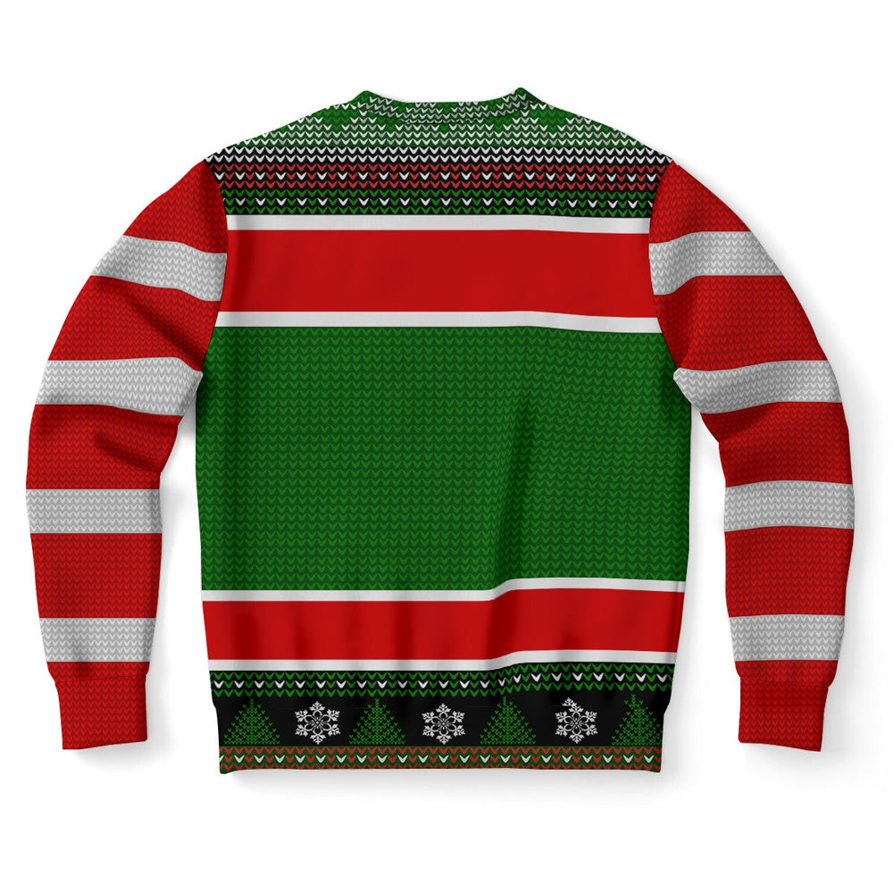 Elf And Gift Ugly Christmas Sweater, Christmas Ugly Sweater, Sweater Xmas, Ugly Sweater