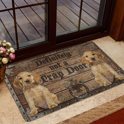 English Cocker Spaniel Welcome Doormat, Definitely Not A Trap Door English Cocker Spaniel Welcome Doormat, Pets Home Decor Door Mat