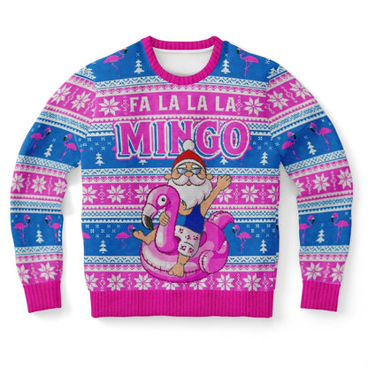 Fa La La La Mingo Santa Ugly Christmas Sweater, Christmas Ugly Sweater, Sweater Xmas, Ugly Sweater