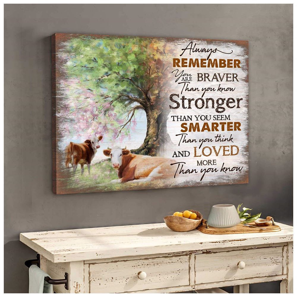 Farm Always Remember Canvas, Farmhouse Canvas, Farm Gift, Farm Home Decor