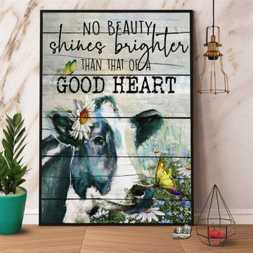 Farm And Daisy No Beauty Shines Brighter Than That Of A Good Heart Canvas, Farm Canvas, Farm Art Decor