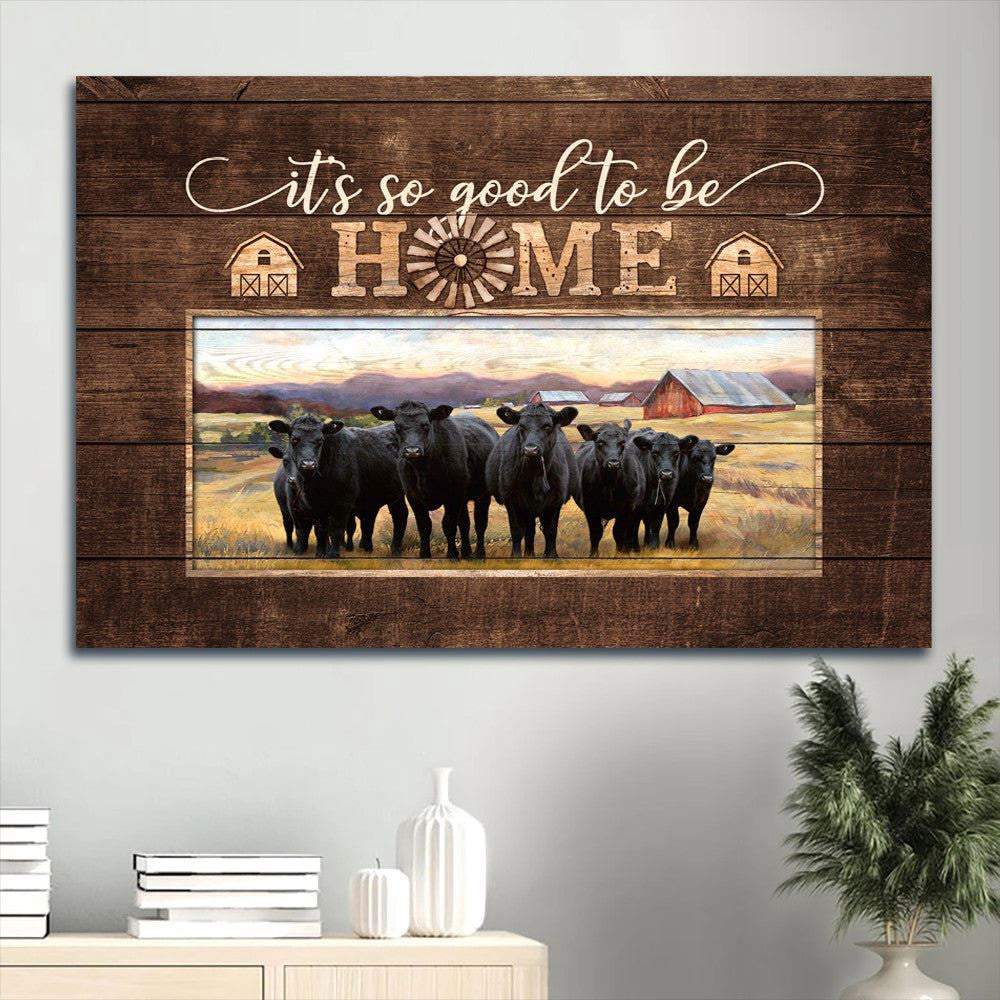 Farm Canvas, Angus Aberdeen, Tranquil Gift For Religious Christian Canvas, Farmhouse Canvas, Farm Gift, Farm Home Decor