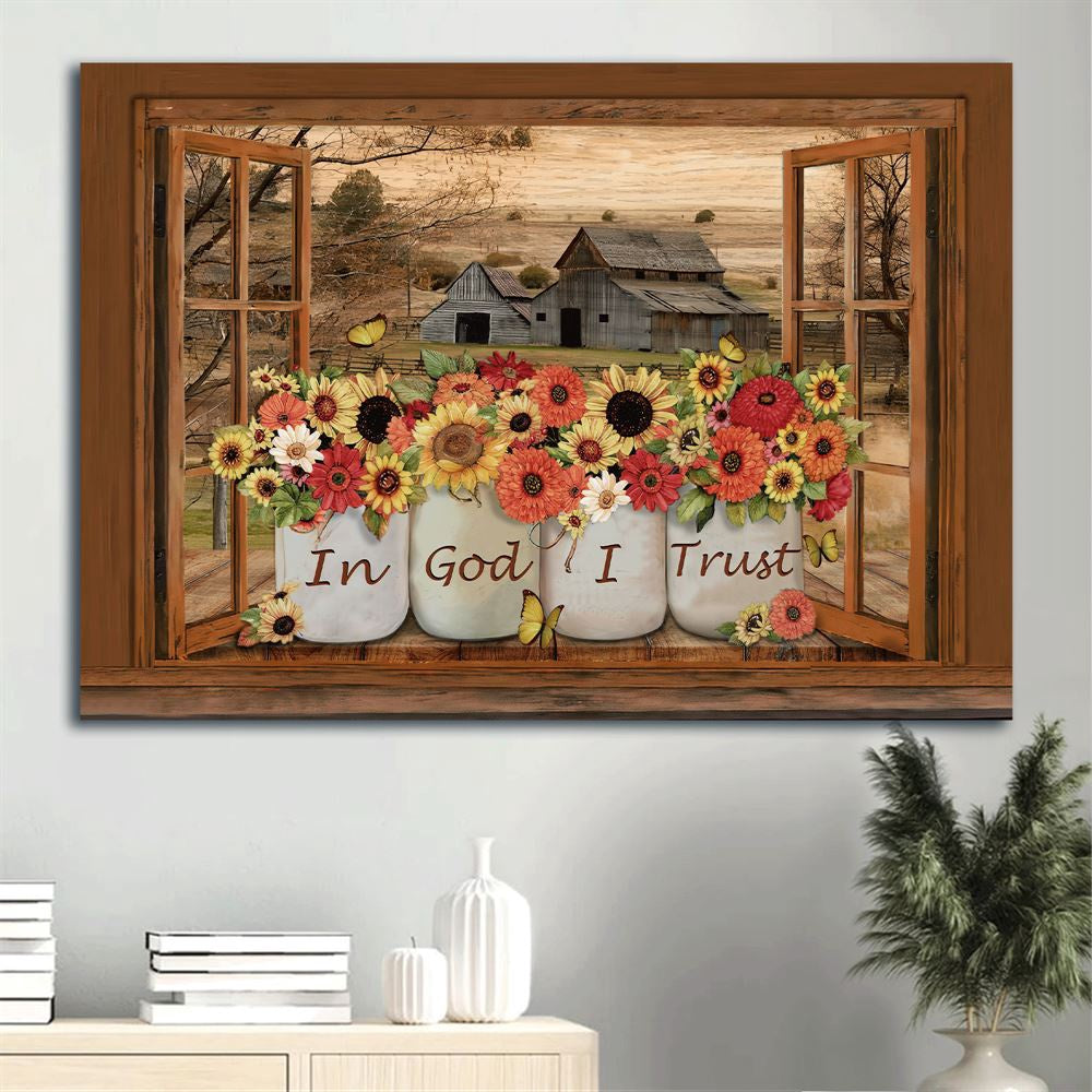 Farm Canvas, Barn On Farm, Types Of Flowers, Yellow Butterfly Canvas, Farmhouse Canvas, Farm Gift, Farm Home Decor
