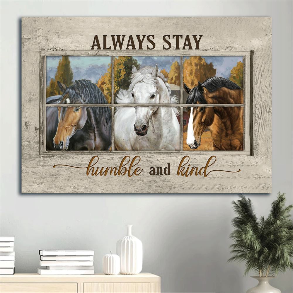 Farm Canvas, Beautiful Farm, Watercolor Horse Canvas, Farmhouse Canvas, Farm Gift, Farm Home Decor
