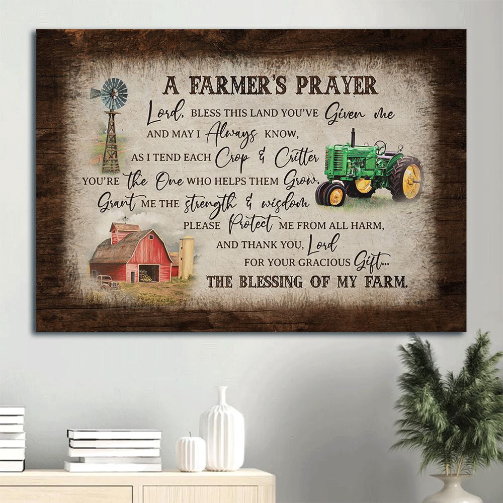 Farm Canvas, Electric Tricycle, Red Barn, Windmill Canvas, Farmhouse Canvas, Farm Gift, Farm Home Decor