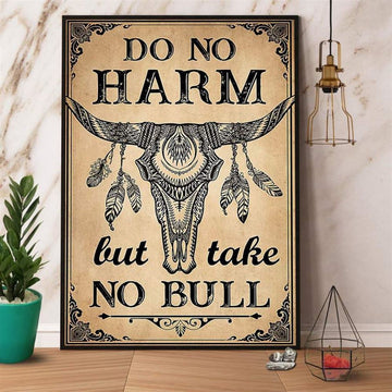 Farm Canvas, Farmer Do No Harm But Take No Bull Canvas, Farm Wall Art, Farm Art Decor