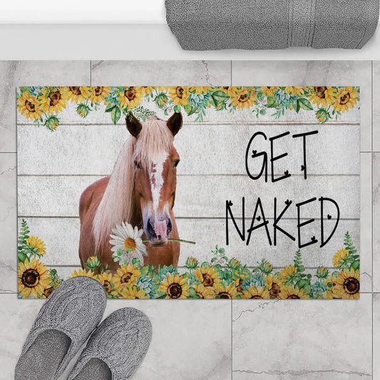 Farm House Door Mat, Morgan Get Naked Doormat, Custom Welcome Mats