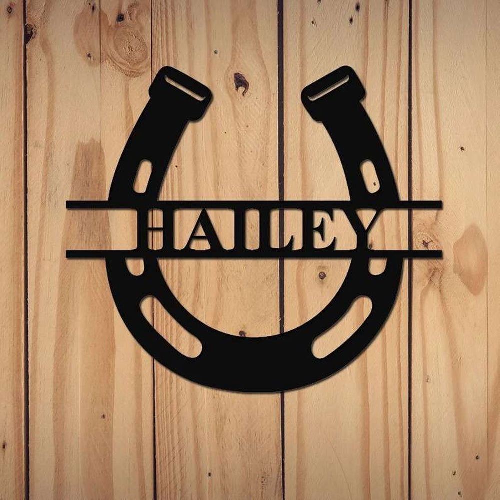 Farm Metal Sign, Custom Horse Ranch Sign Farm Barn Sign Wall Decor Horse Lover