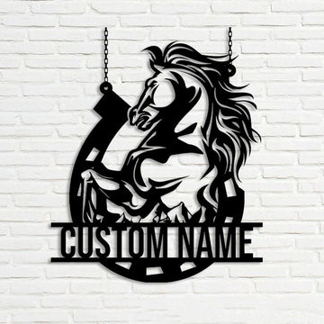 Farm Metal Sign, Horse Stall Horse Farm Ranch Custom Metal Signs