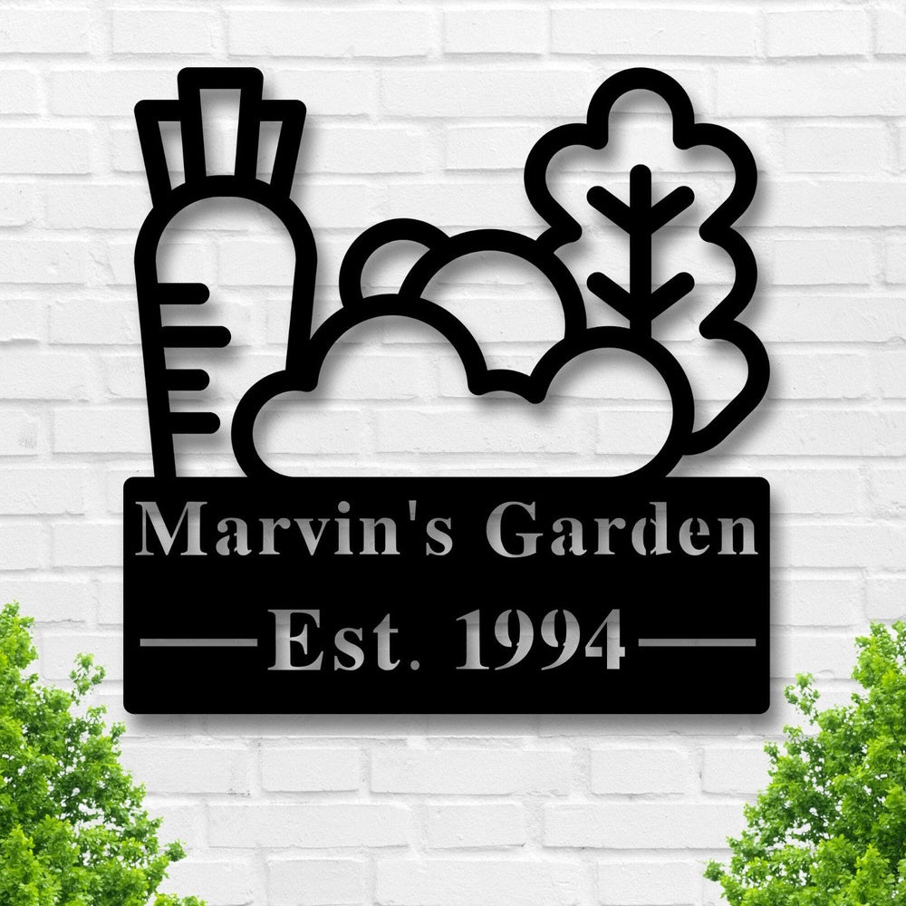 Farm Metal Sign, Personalized Sign, Garden Sign. Metal Garden Sign, Green Thumb, Personalized Metal Farm Signs