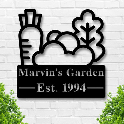 Farm Metal Sign, Personalized Sign, Garden Sign. Metal Garden Sign, Green Thumb, Personalized Metal Farm Signs