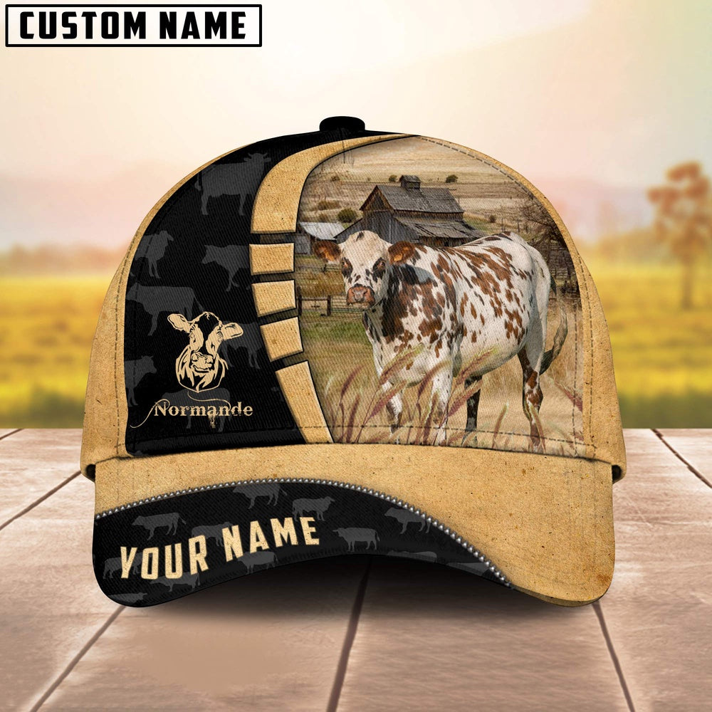 Farm Normande Custom Name Retro Cap, Farmer Cap, Vintage Farmer Hat, Mens Farmer Hats, Cap For Farmers