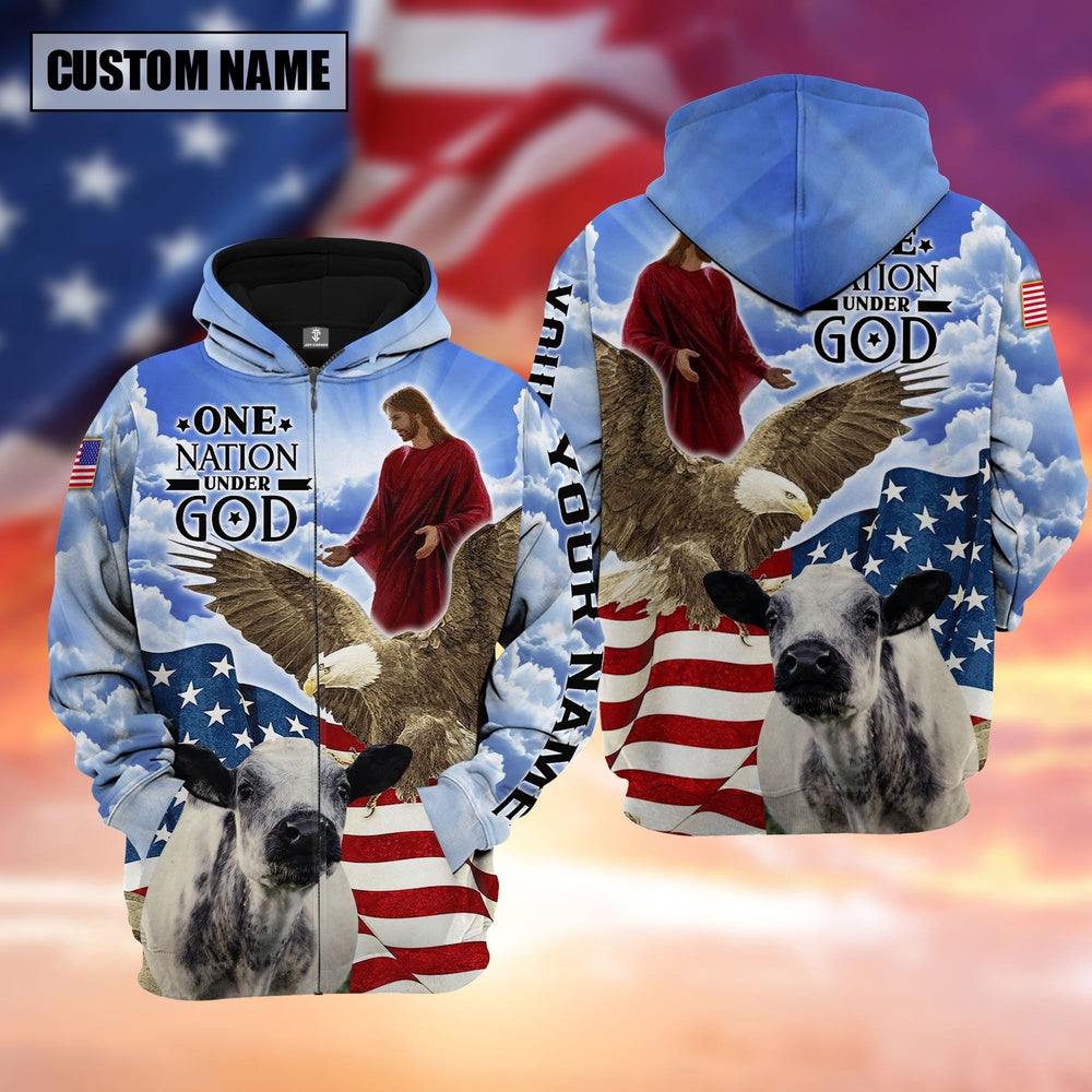 Farm Speakle Park One Nation Under God 3D Shirts, Farmer Hoodie, Custom Farm Shirts, Farmer T Shirt